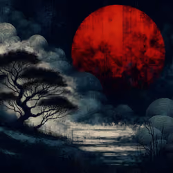 Red Sky Over the Forgotten Path