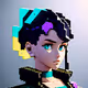 pixel punk girl, minecraft pixel style, highly stylized (AIj Gen)