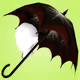 Venom Veil Victorian Parasol