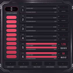Astrafite Rush: Progress Tracker