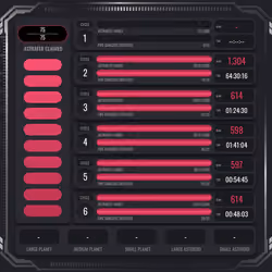 Astrafite Rush: Progress Tracker