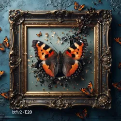 Aglais urticae E20 | Butterflies Deco 2
