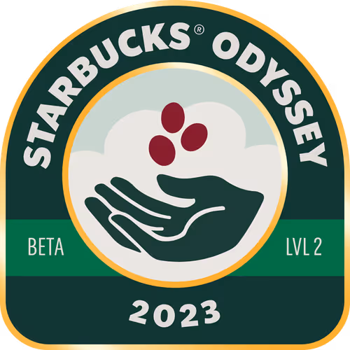 2023 Starbucks Odyssey Achievement Stamp: Level 2 #1727/8182