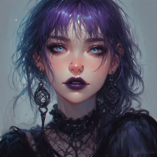 Sadly Emo Woman #10