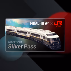 【HEALTHREE×JR九州】シルバーパス（鉄道レアグッズ付き）