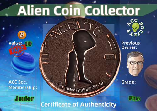 Alien Coin CoA #1343