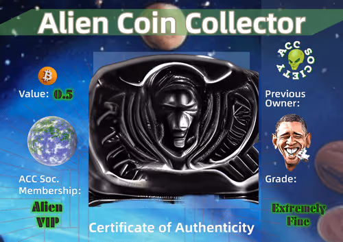Alien Coin CoA #1021