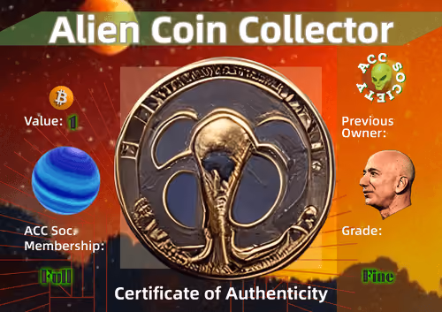 Alien Coin CoA #1019