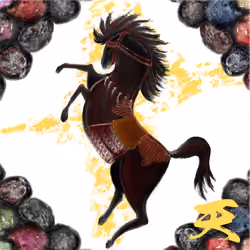 brown war-horse