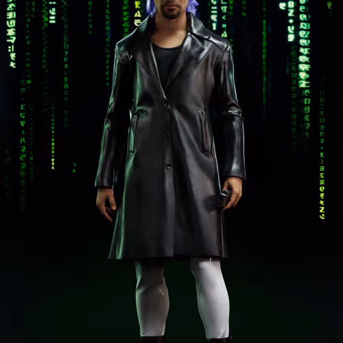 The Matrix Avatars Red Polygon