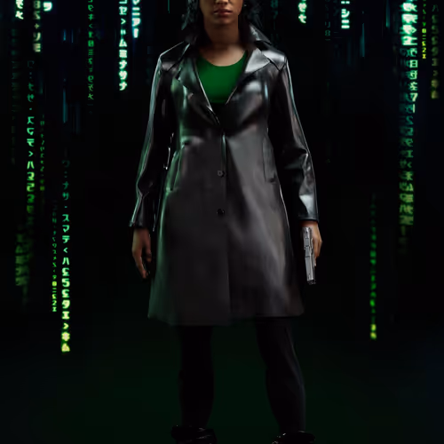 The Matrix Avatars Red Polygon