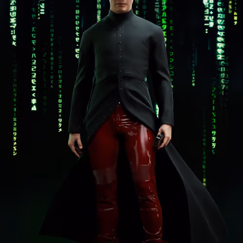 The Matrix Avatars Red Polygon