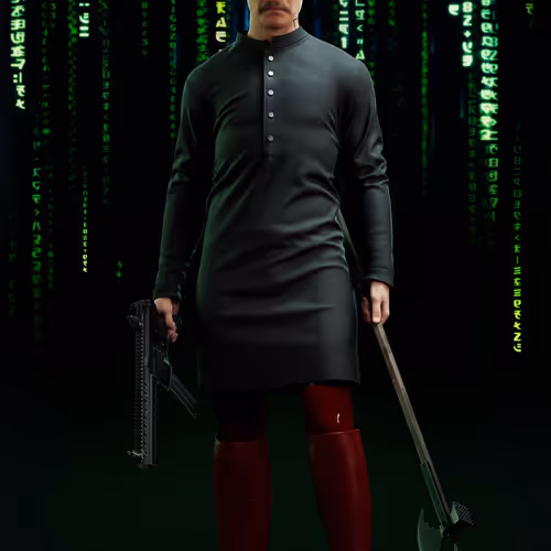 The Matrix Avatars Red Polygon