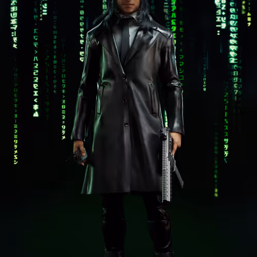 The Matrix Avatars Red Polygon