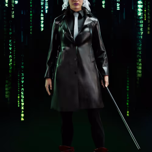 The Matrix Avatars Red Polygon