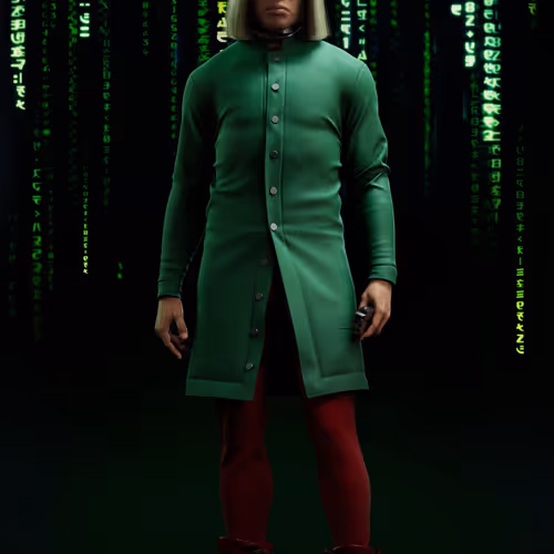 The Matrix Avatars Red Polygon