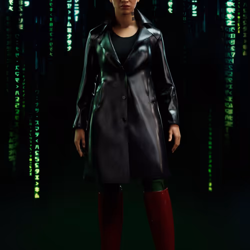 The Matrix Avatars Red Polygon