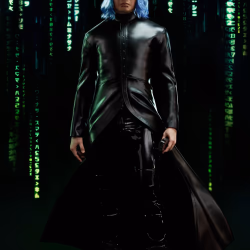 The Matrix Avatars Red Polygon
