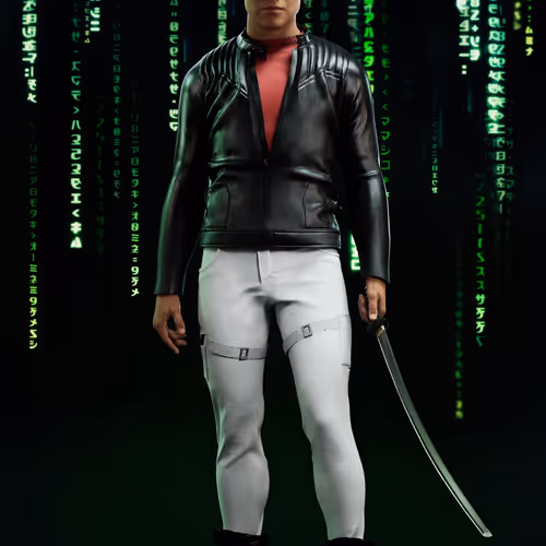 The Matrix Avatars Red Polygon