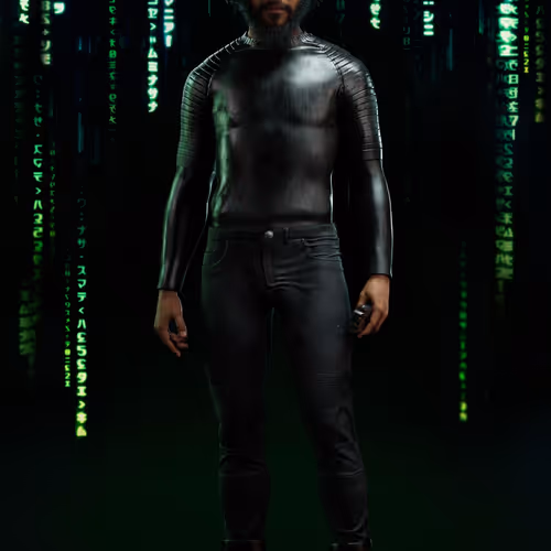 The Matrix Avatars Red Polygon