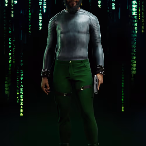 The Matrix Avatars Red Polygon