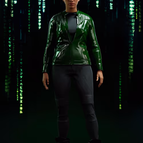 The Matrix Avatars Red Polygon