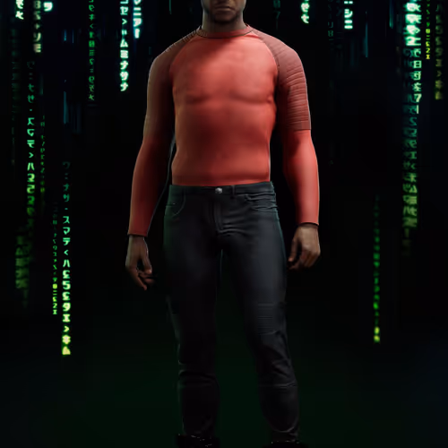 The Matrix Avatars Red Polygon