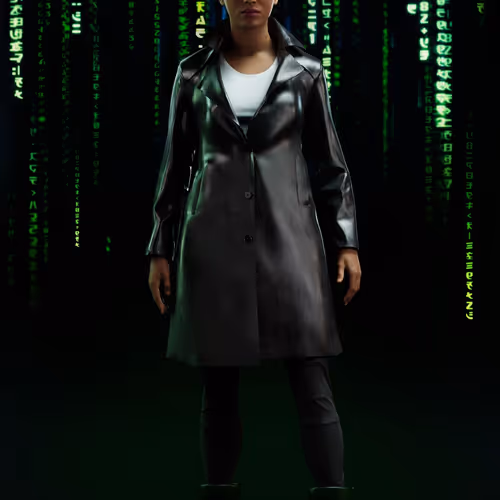 The Matrix Avatars Red Polygon
