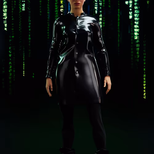The Matrix Avatars Red Polygon