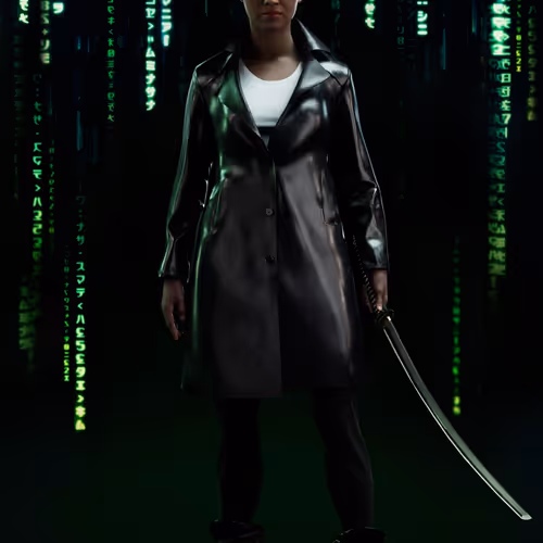The Matrix Avatars Red Polygon