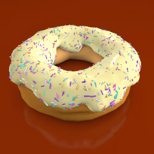 Polygon Crypto Donut