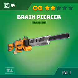 Zombie World OG BrainPiercer Uncommon Level 1 #6392