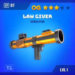 Zombie World OG LawGiver Rare Level 1 #5326