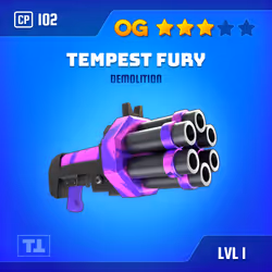 Zombie World OG TempestFury Rare Level 1 #22224