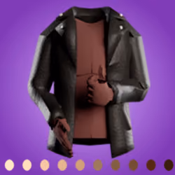 Cobra 777 All Blk Leather Jacket