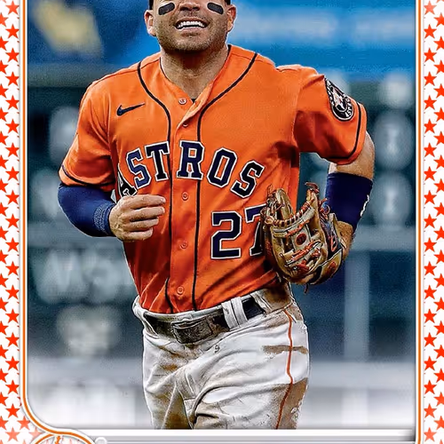 Houston Astros R Jose Altuve Base Independence Day