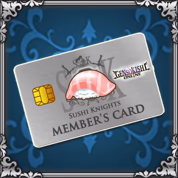 SUSHI KNIGHTS MEMBER'S CARD