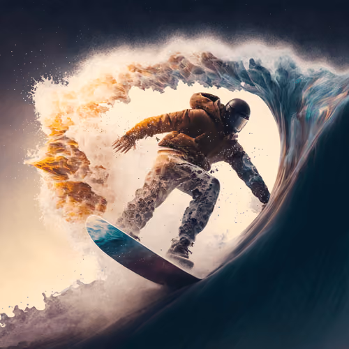 California: Surf and Snow #9/500