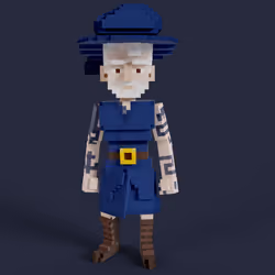 Wizzy the Blue #00123