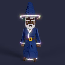 Wizzy the Blue #00433