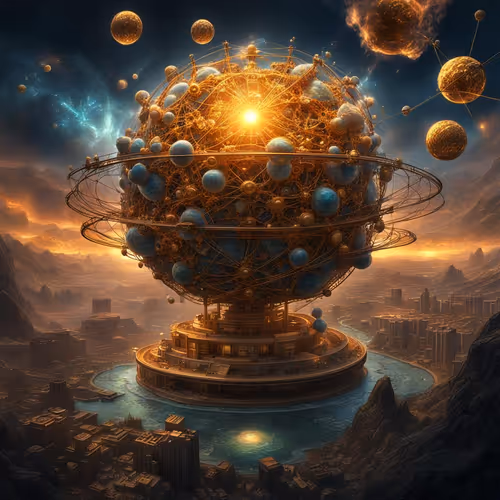 The atomic nucleus is the small, dense region consisting of protons and neutrons at the center of an atom
