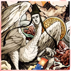 Human-Faced Bird, #1807