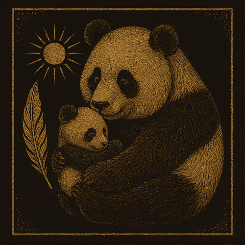 Cajo -  Panda & Cub