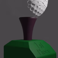 Strain Golf Classic 1st Place Trophy