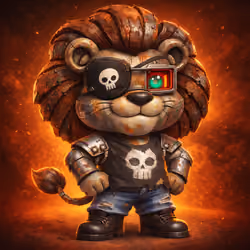 Snout Zoo Lion #035