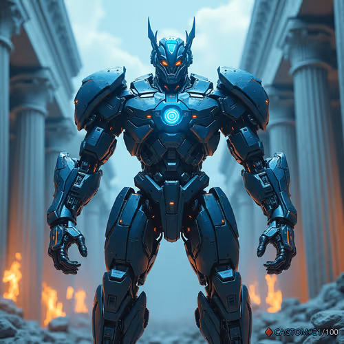 Cyber-Ancient Greek Twelve Olympians Mecha