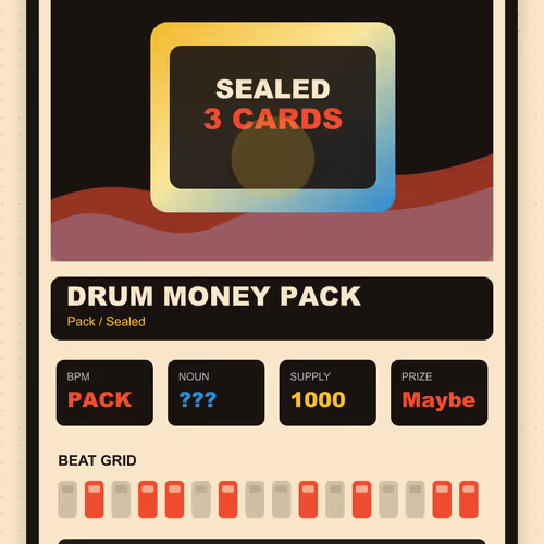DRUM MONEY: Nouns Beat Packs