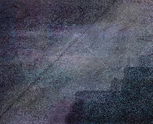 Mountain and grass in different color and type of material in different shades.