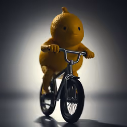 Yellow Biker