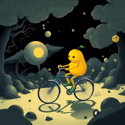 Yellow Biker